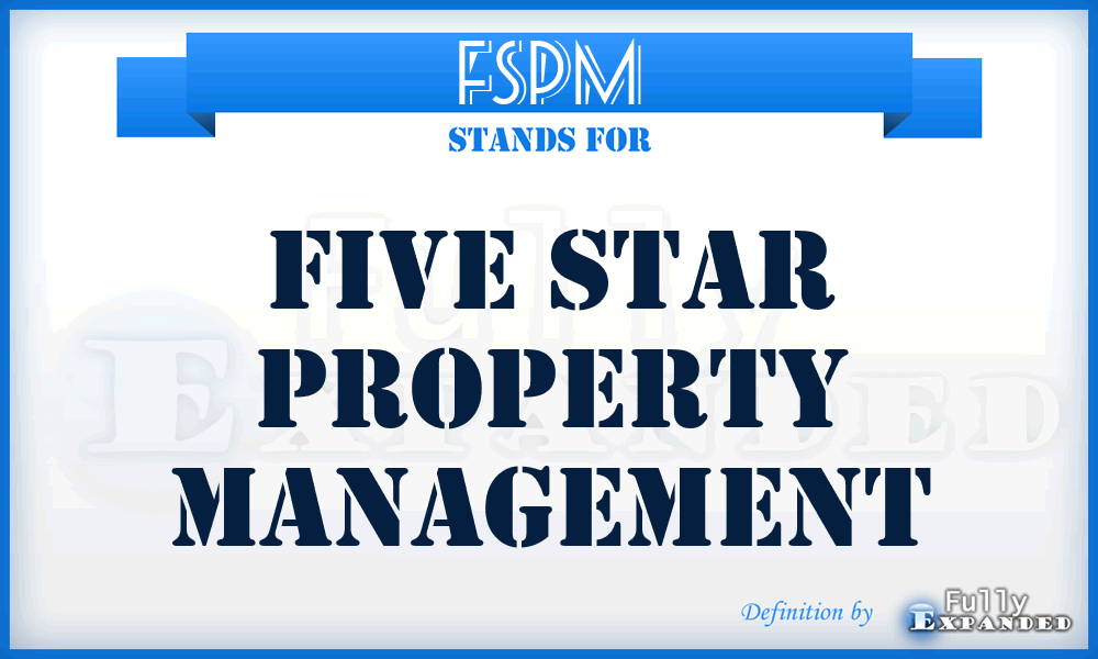 FSPM - Five Star Property Management