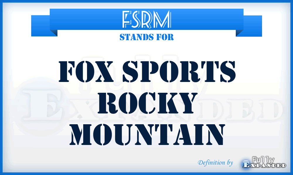 FSRM - Fox Sports Rocky Mountain