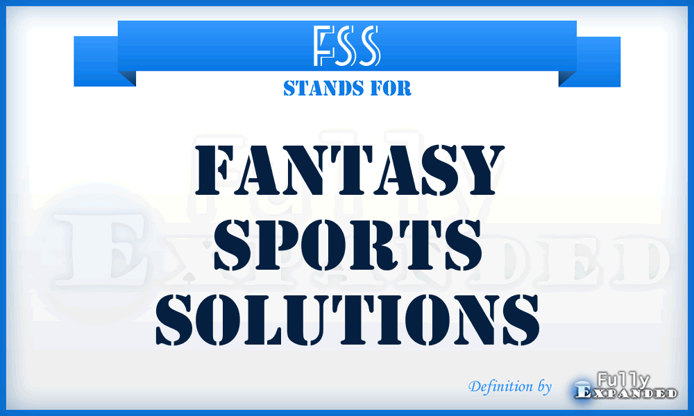 FSS - Fantasy Sports Solutions