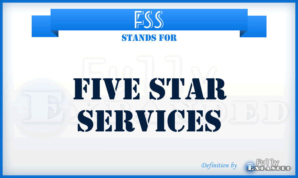 FSS - Five Star Services