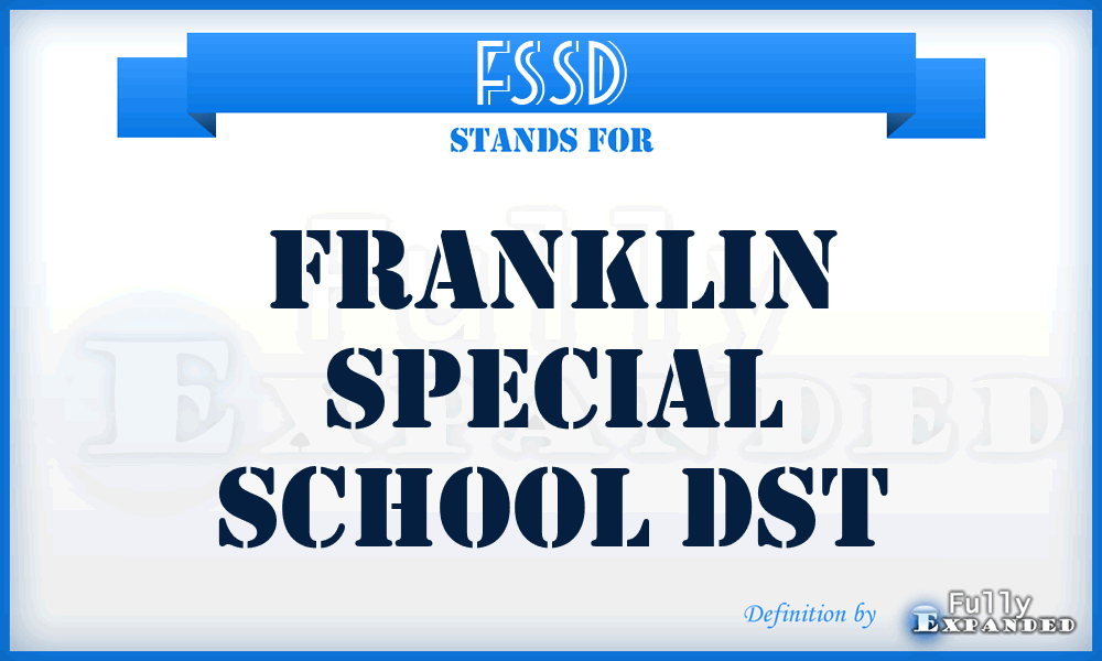 FSSD - Franklin Special School Dst