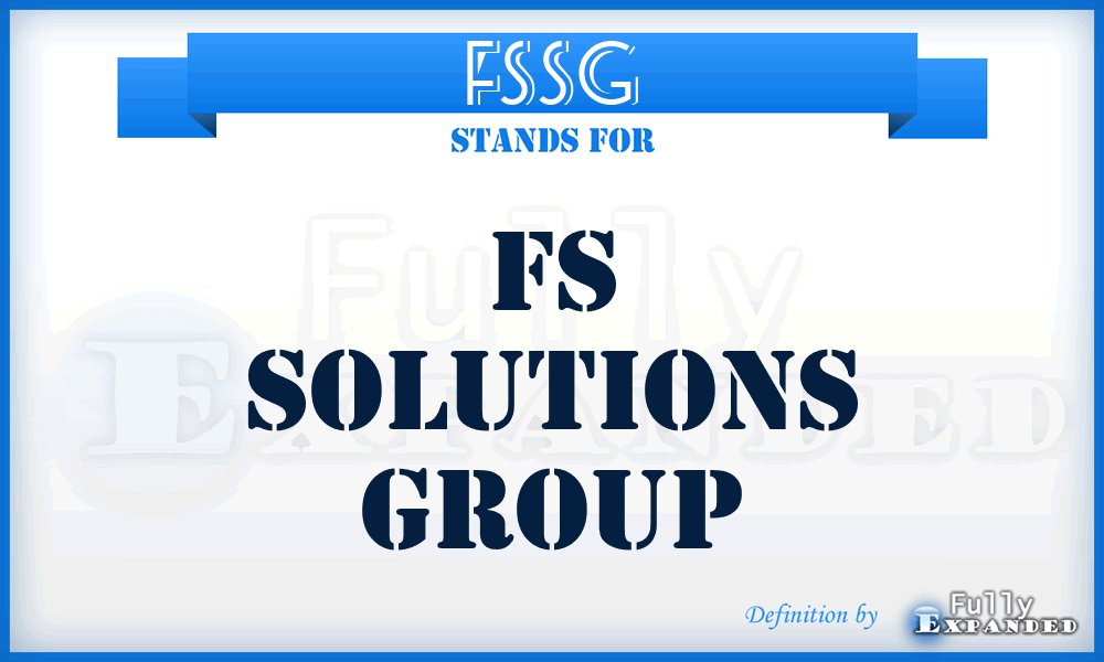 FSSG - FS Solutions Group