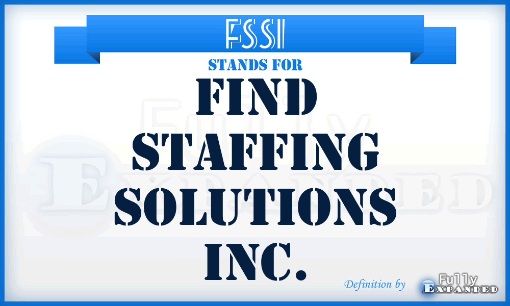 FSSI - Find Staffing Solutions Inc.