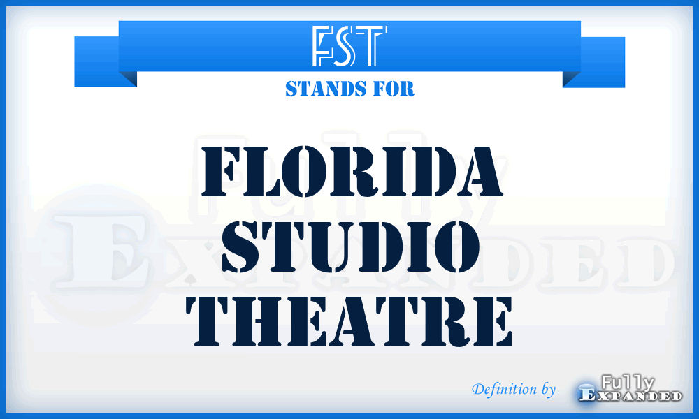 FST - Florida Studio Theatre