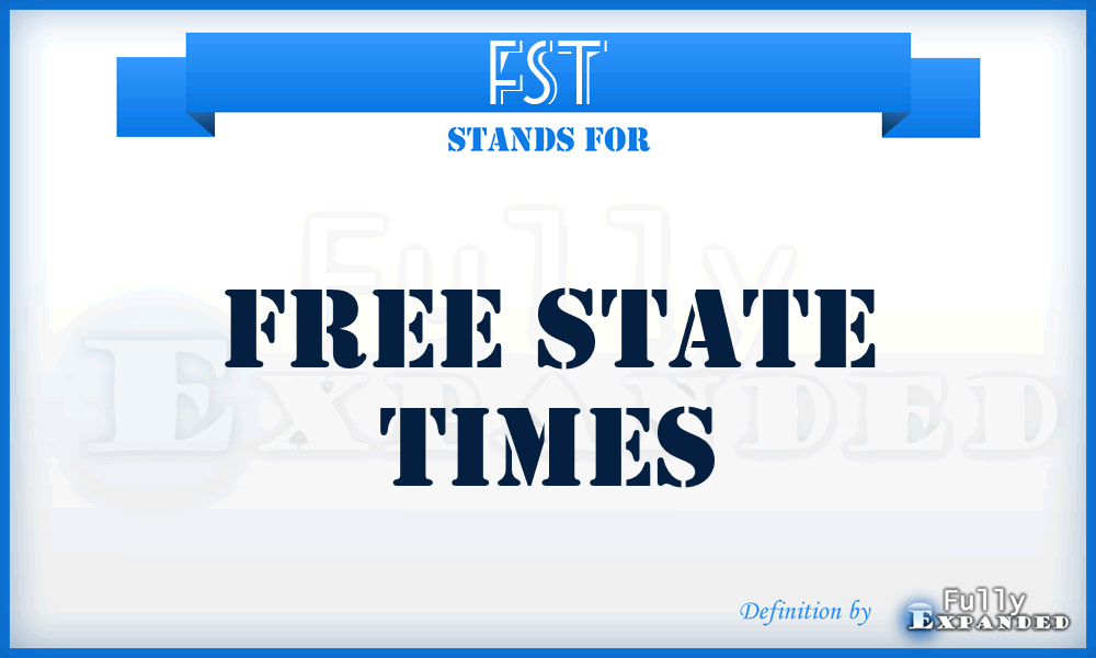 FST - Free State Times