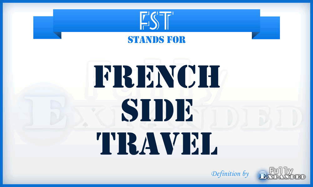 FST - French Side Travel