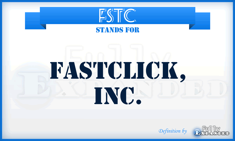 FSTC - FastClick, Inc.