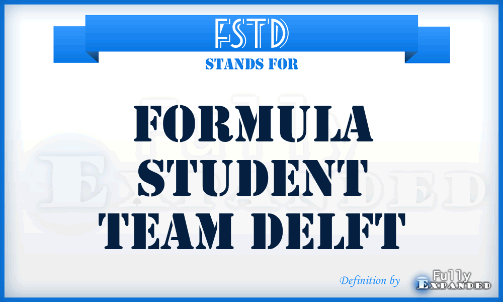 FSTD - Formula Student Team Delft