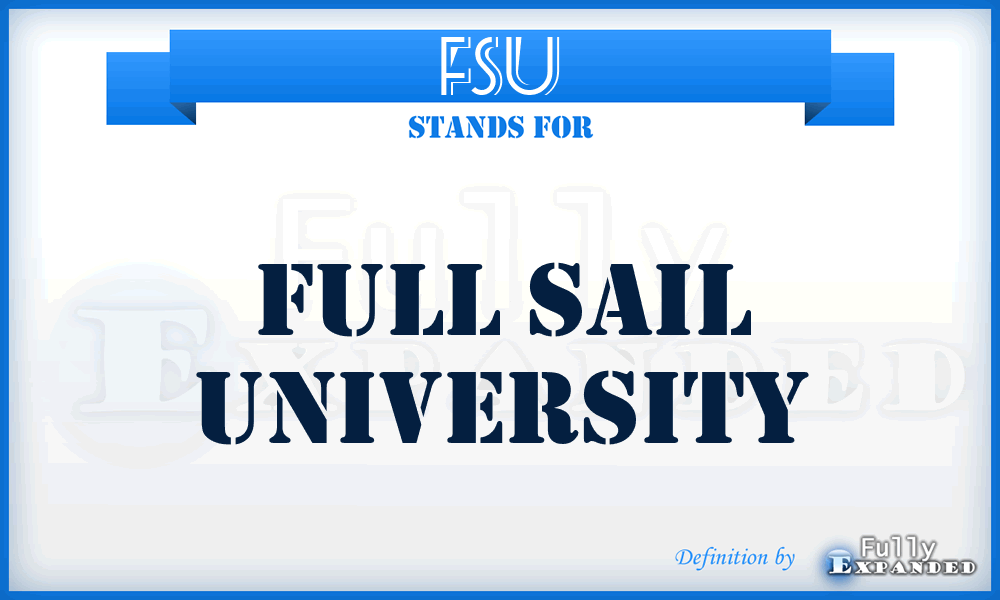 FSU - Full Sail University