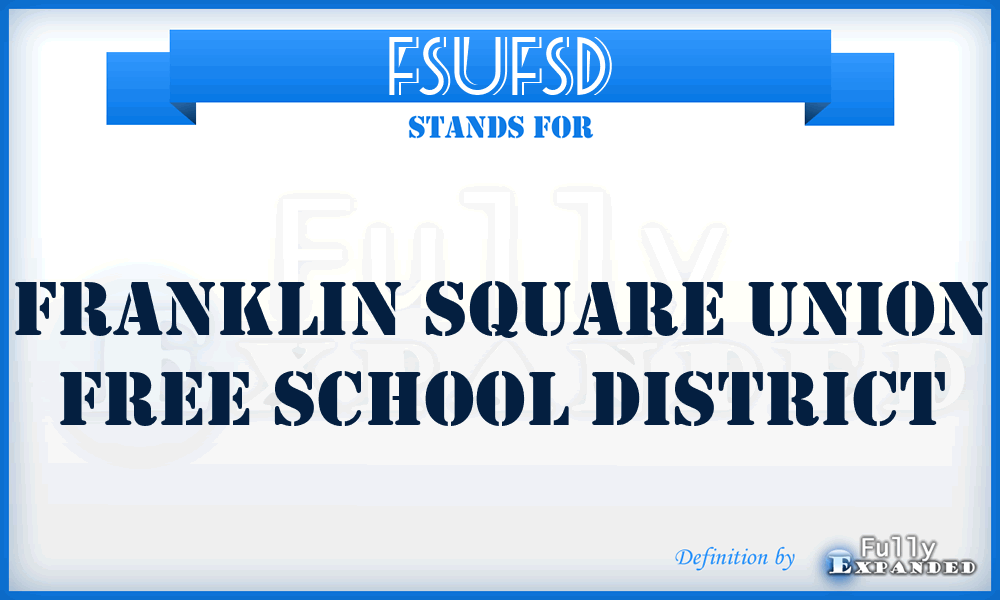 FSUFSD - Franklin Square Union Free School District