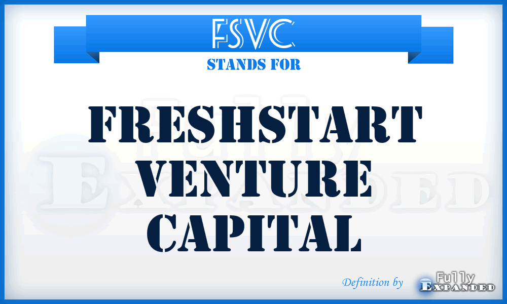 FSVC - Freshstart Venture Capital