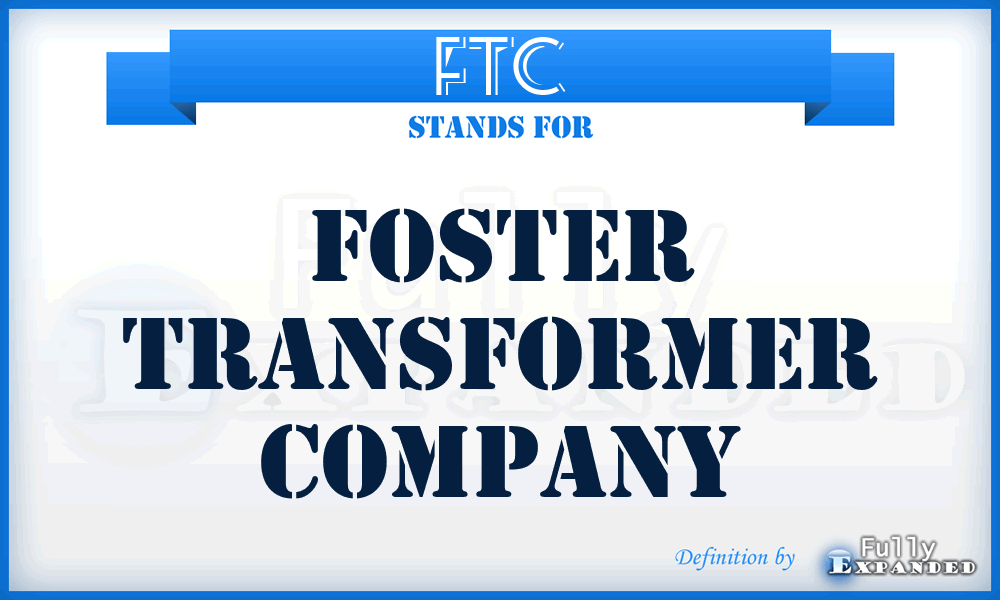 FTC - Foster Transformer Company