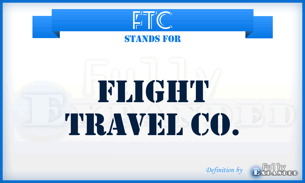 FTC - Flight Travel Co.