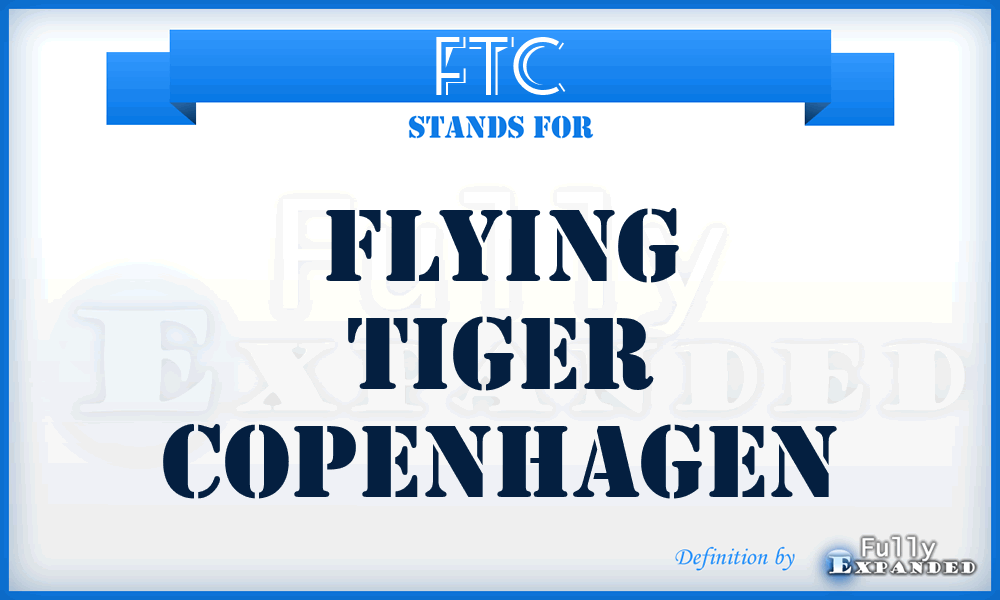 FTC - Flying Tiger Copenhagen