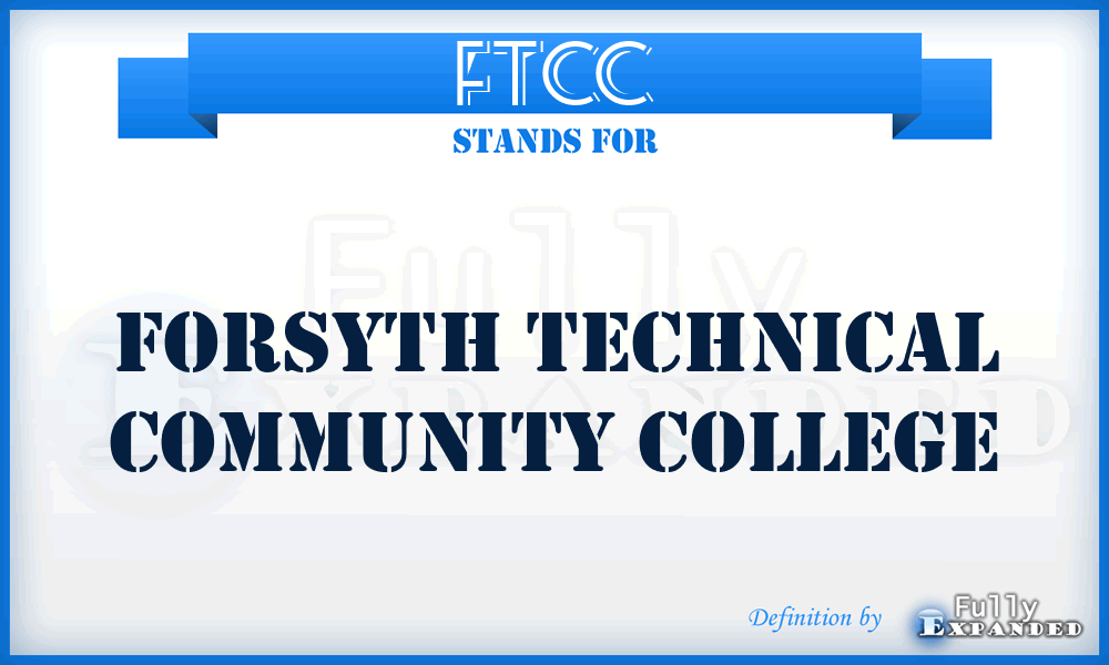 FTCC - Forsyth Technical Community College