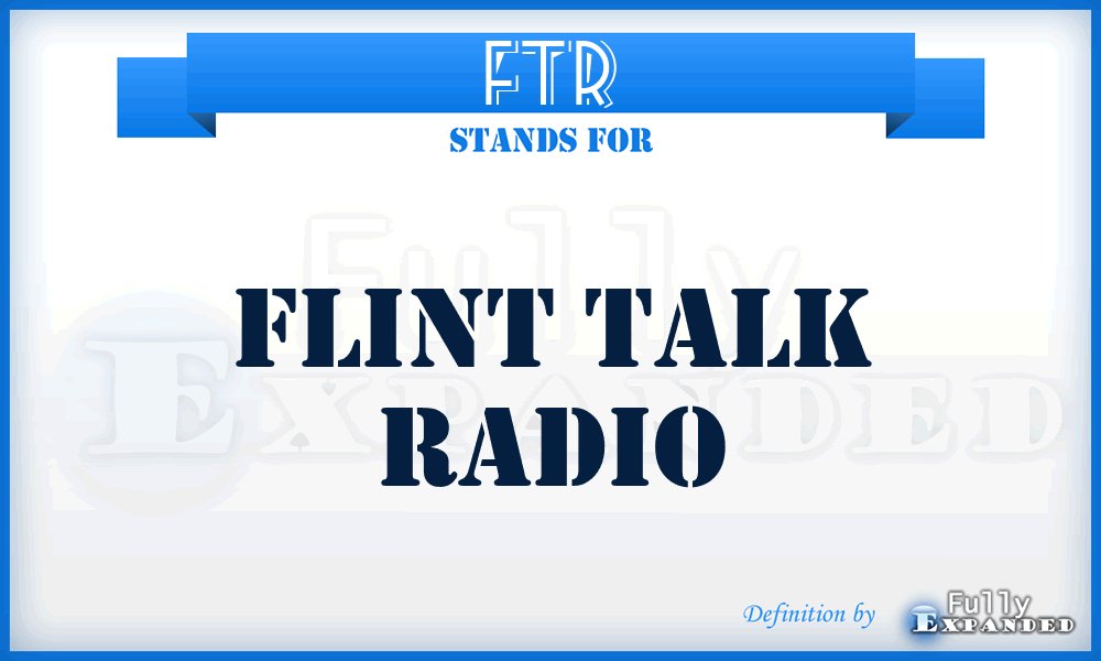 FTR - Flint Talk Radio