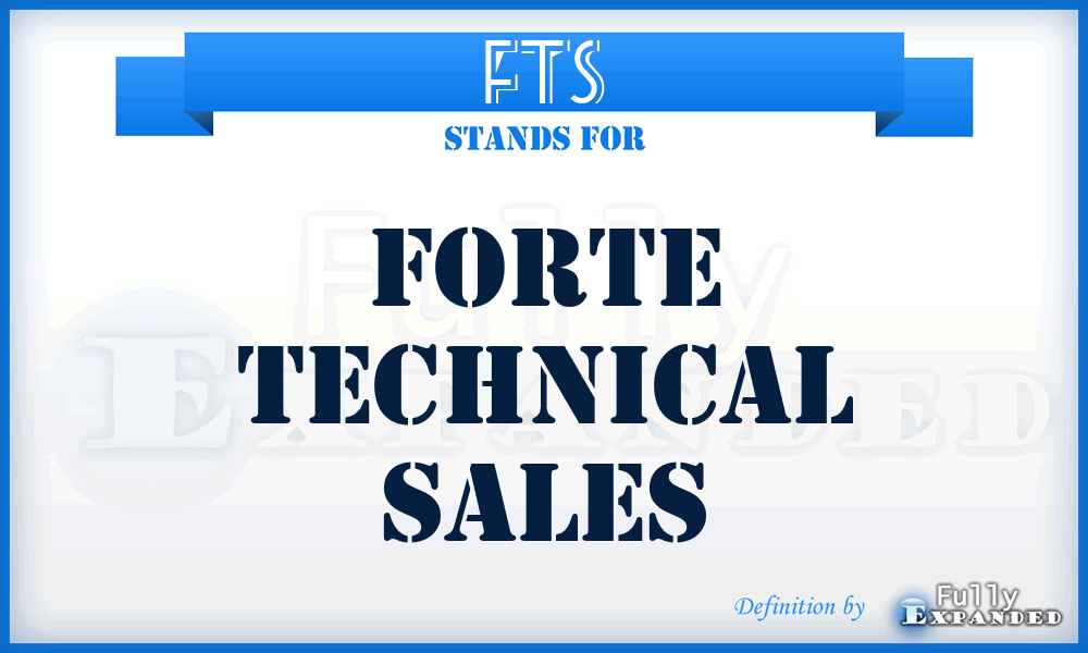 FTS - Forte Technical Sales