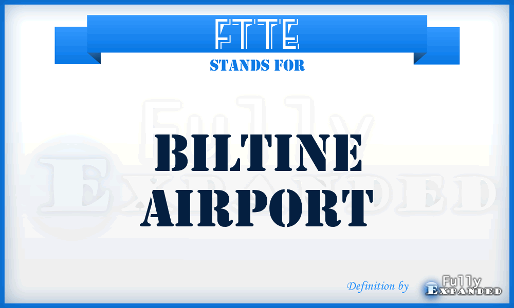 FTTE - Biltine airport