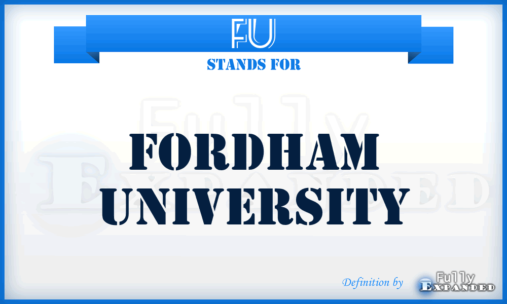 FU - Fordham University