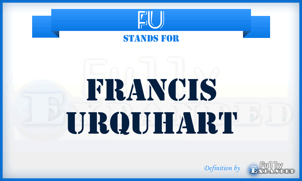 FU - Francis Urquhart