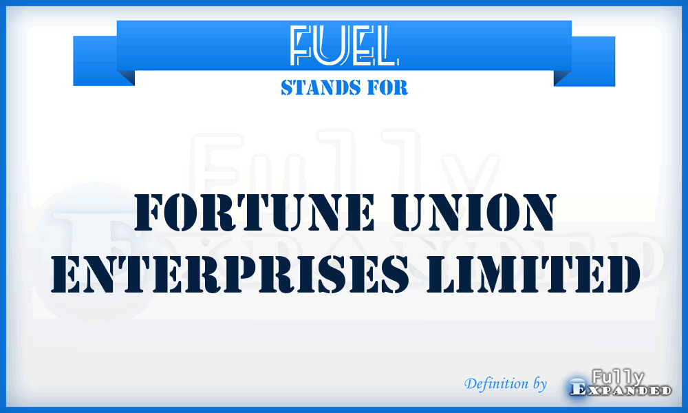 FUEL - Fortune Union Enterprises Limited