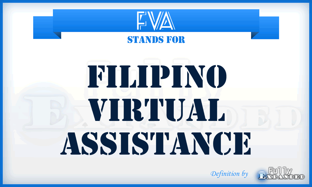 FVA - Filipino Virtual Assistance