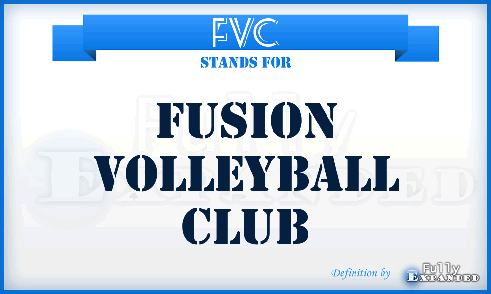 FVC - Fusion Volleyball Club