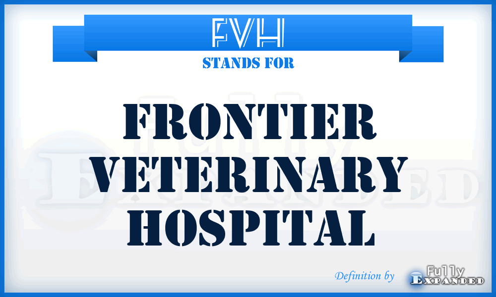 FVH - Frontier Veterinary Hospital