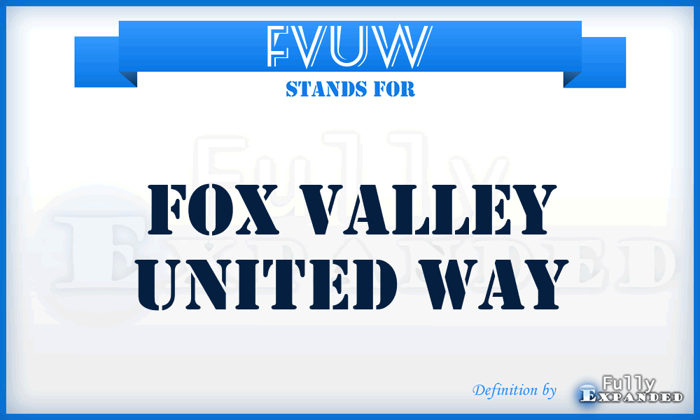FVUW - Fox Valley United Way