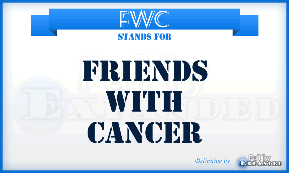 FWC - Friends With Cancer