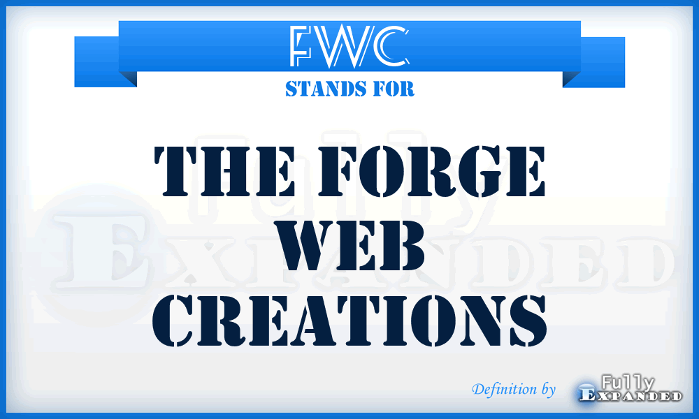 FWC - The Forge Web Creations