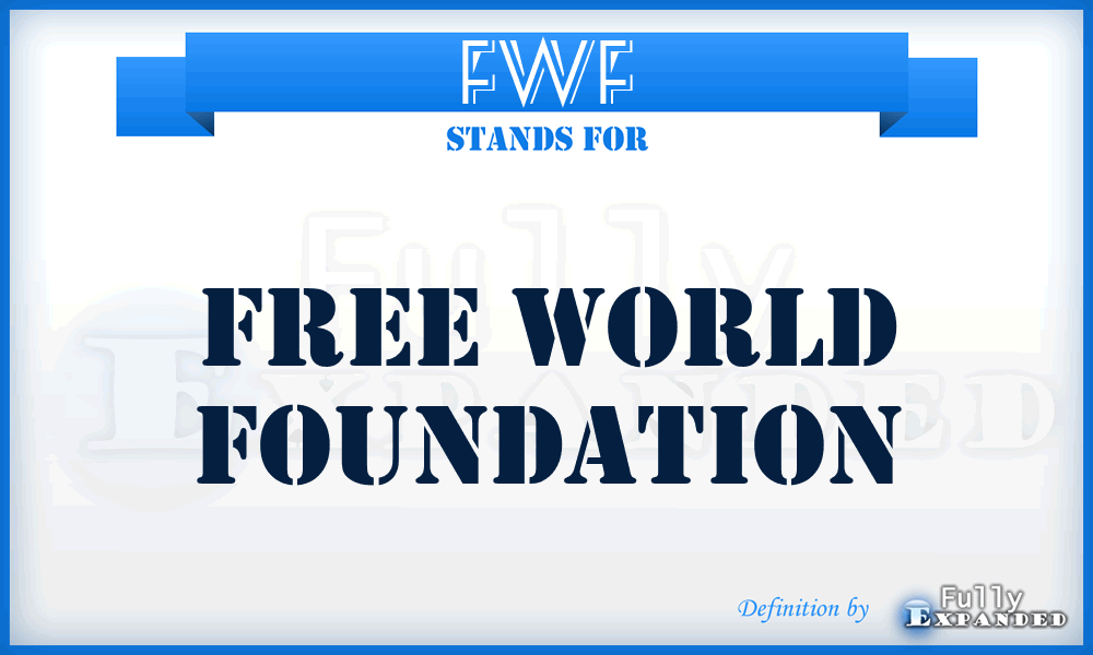 FWF - Free World Foundation