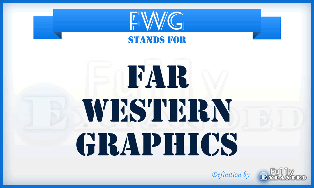 FWG - Far Western Graphics