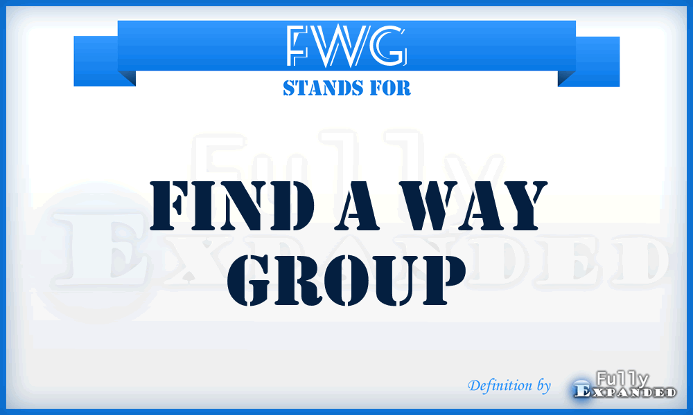 FWG - Find a Way Group