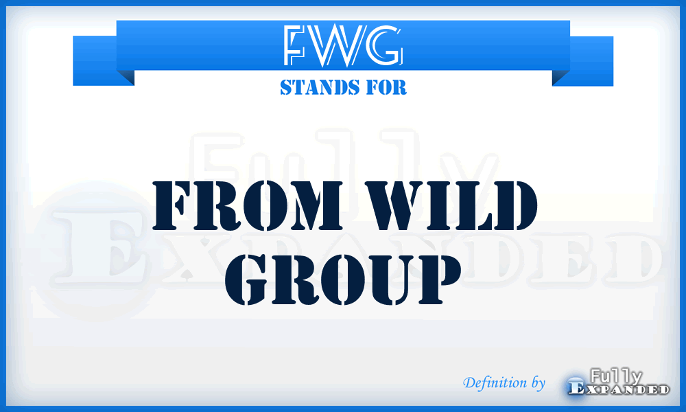 FWG - From Wild Group