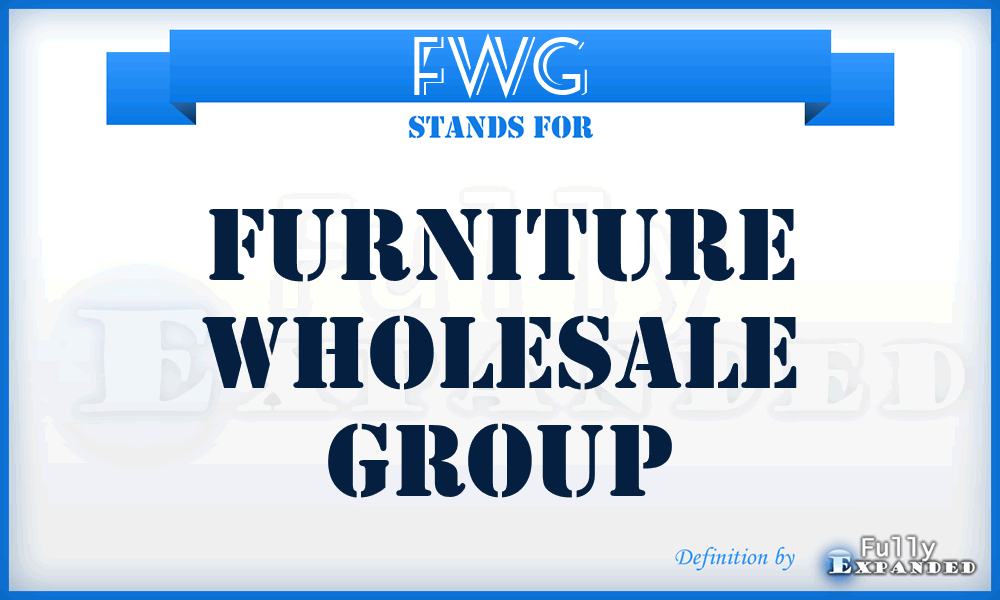 FWG - Furniture Wholesale Group