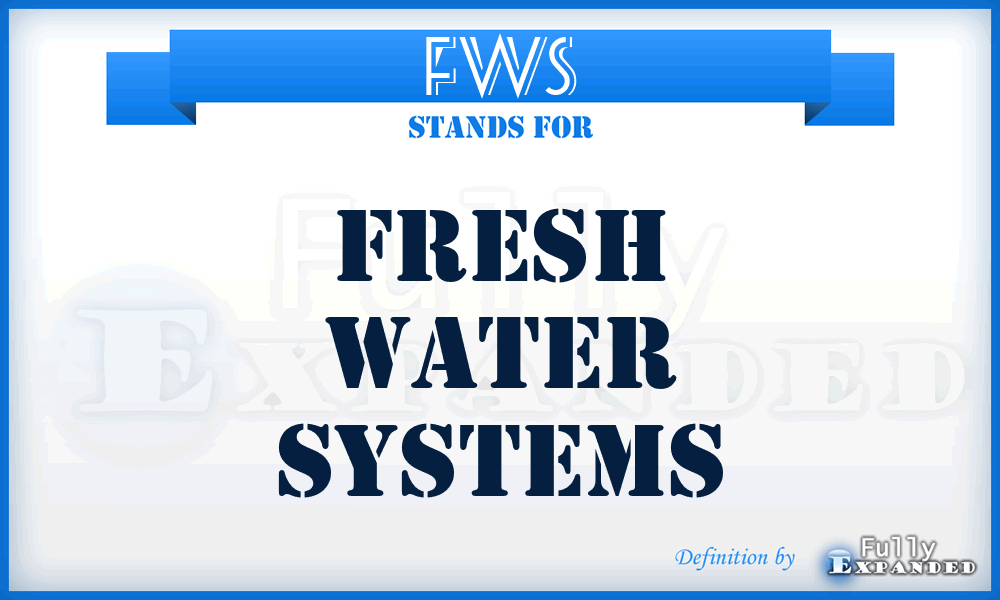 FWS - Fresh Water Systems