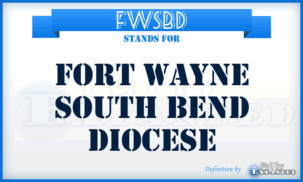 FWSBD - Fort Wayne South Bend Diocese