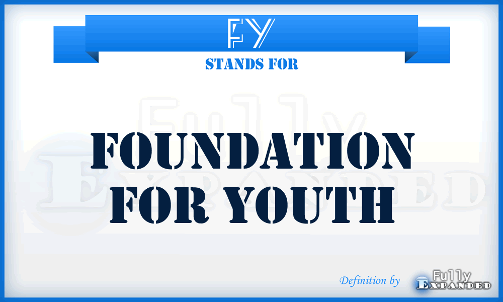 FY - Foundation for Youth
