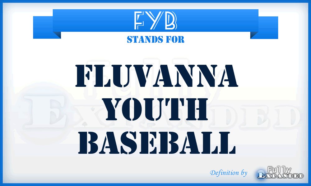 FYB - FLUVANNA YOUTH BASEBALL