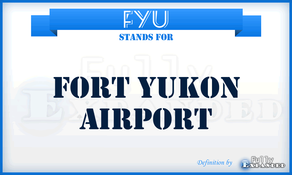 FYU - Fort Yukon airport