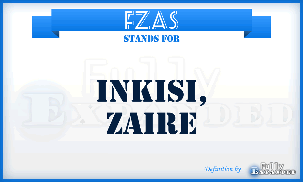 FZAS - Inkisi, Zaire
