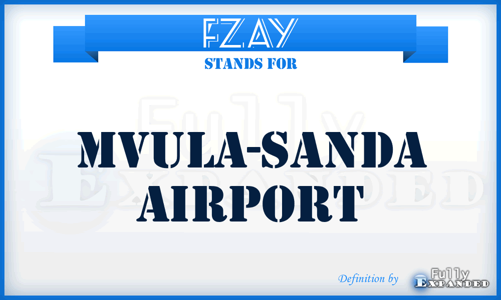 FZAY - Mvula-Sanda airport