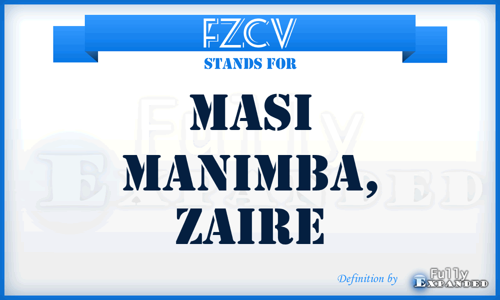 FZCV - Masi Manimba, Zaire