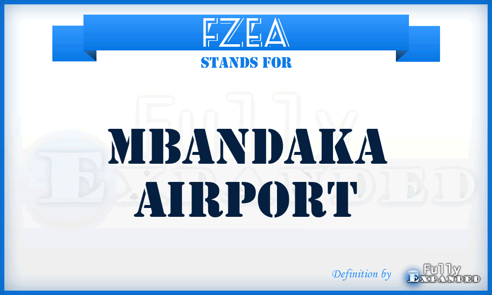 FZEA - Mbandaka airport