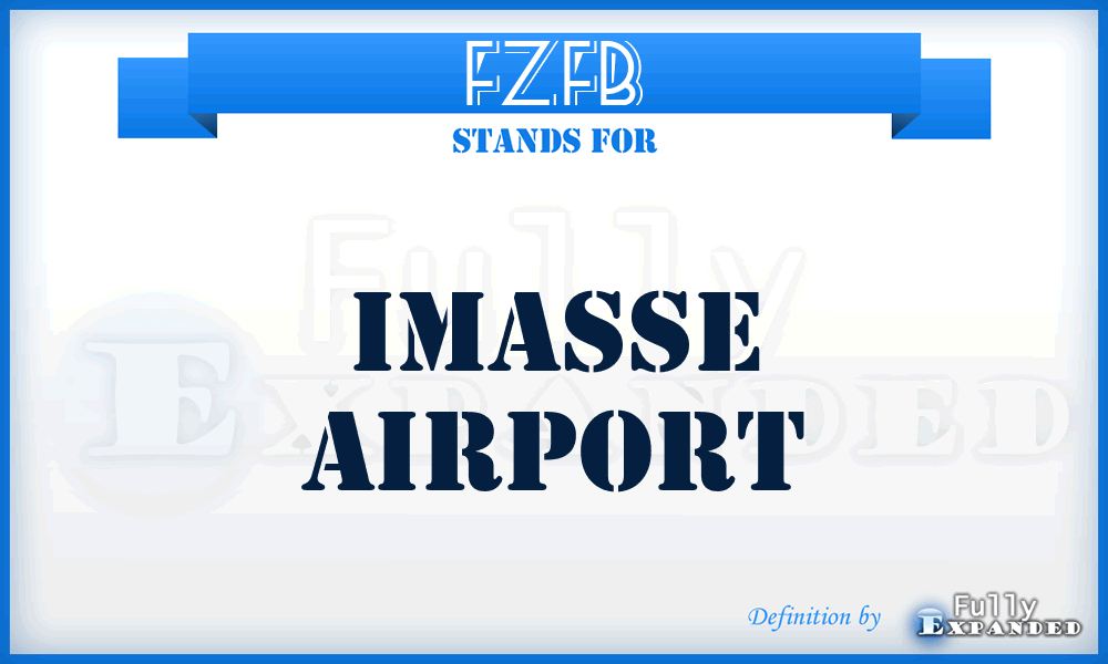 FZFB - Imasse airport