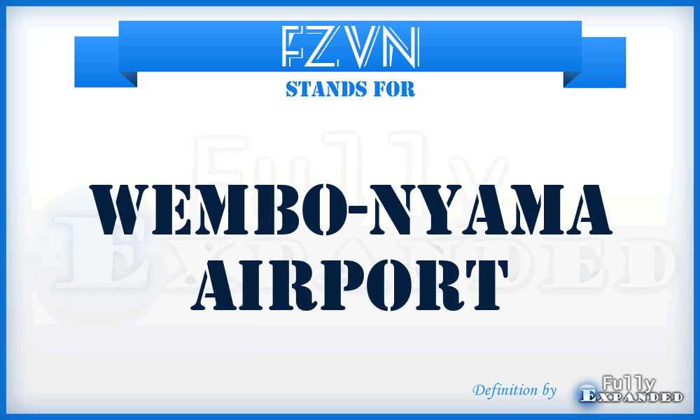 FZVN - Wembo-Nyama airport