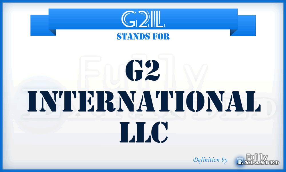 G2IL - G2 International LLC
