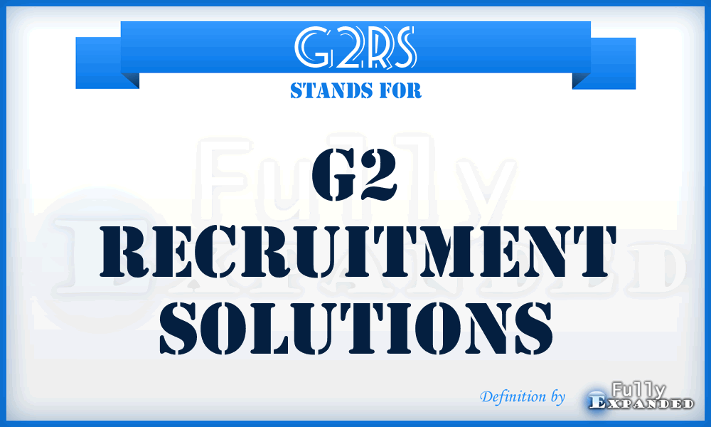 G2RS - G2 Recruitment Solutions