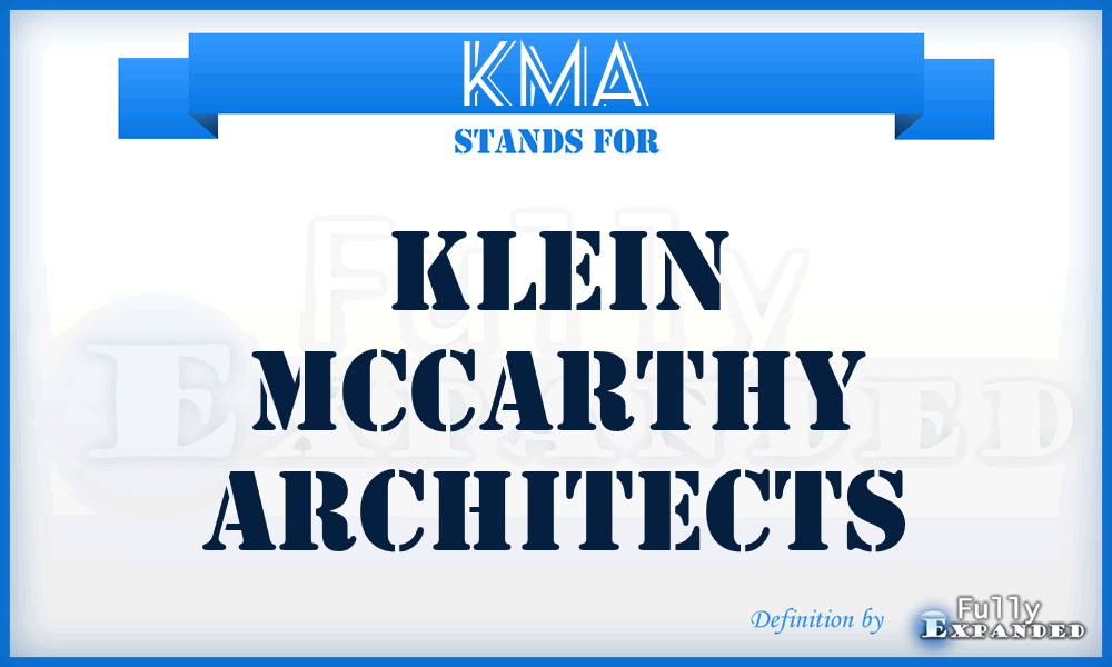 KMA - Klein Mccarthy Architects